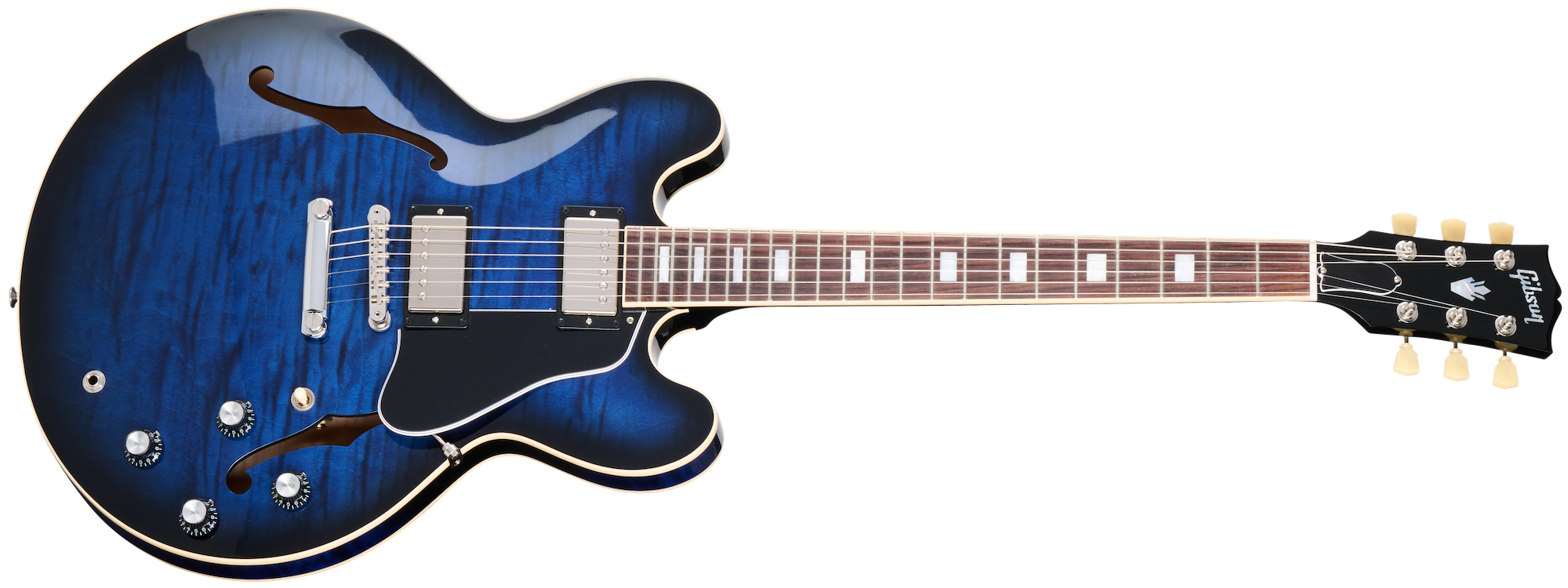Gibson ES-335 Figured Deep Ocean Burst